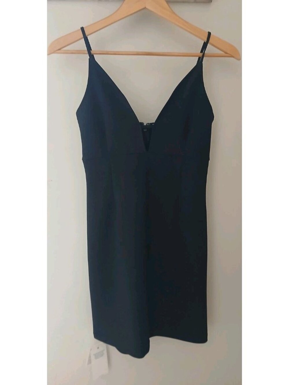New Abercrombie & Fitch Sleeveless Plunge Mini Dress